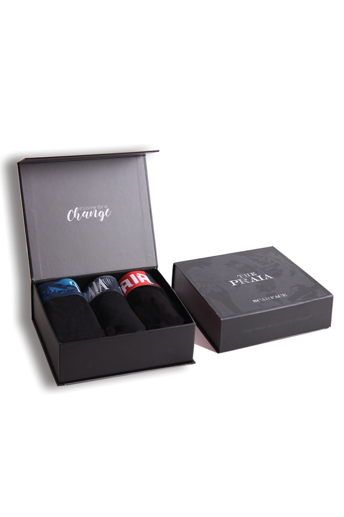 Scarface Premium Kutulu 3 Adet Erkek Boxer Hediyelik Kutu